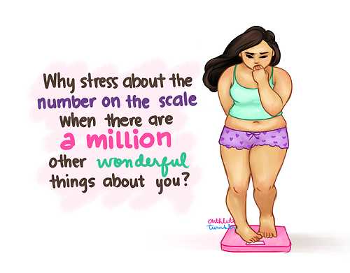 …Because nobody will notice those other things if you are fat.