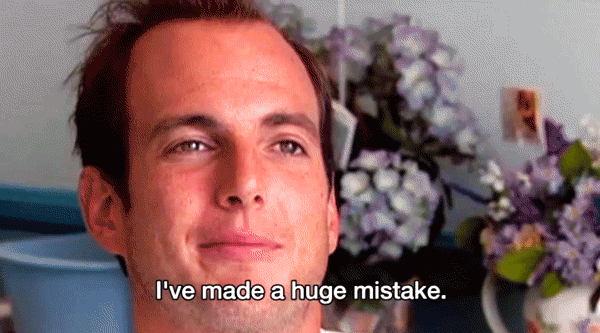 I've made a huge mistake.