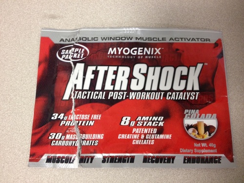 PumpUps - Myogenix AfterShock Sample