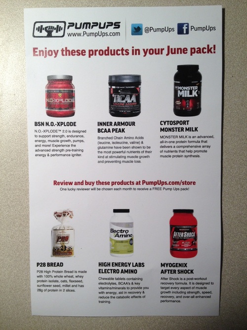 June PumpUps Flyer