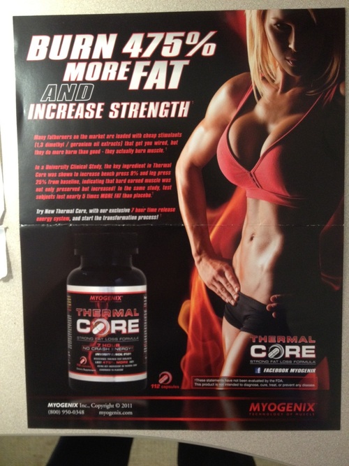 PumpUps - Myogenix Thermal Core Flyer_Front