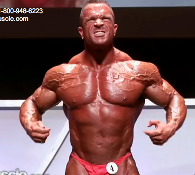 crazy shoulder veins