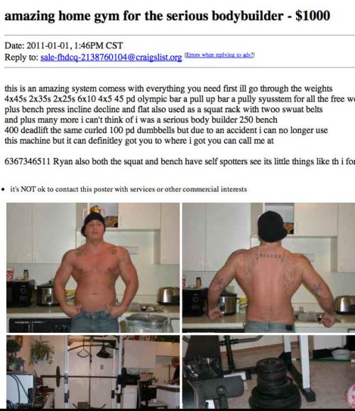 Home Gym for serious bodybuilder